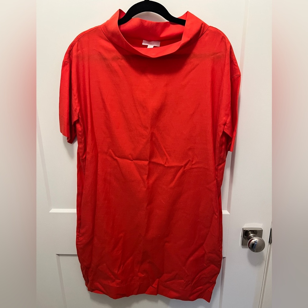 COS Red Short Sleeve Dress